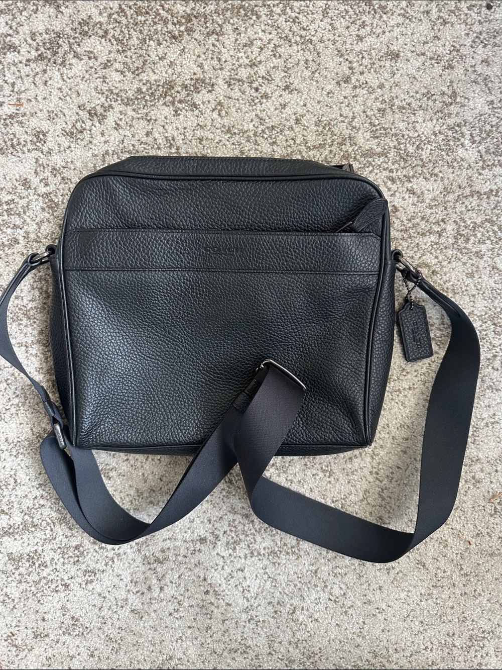 Coach Charles Men’s Leather Camera Bag